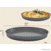 Daycount Pie Tart Pans Mold with Holes Removable Loose Bottom Quiche Pans Non-Stick Cake Pans Bakeware with Removable Base 11'' (Circle) - B0795GT1XH